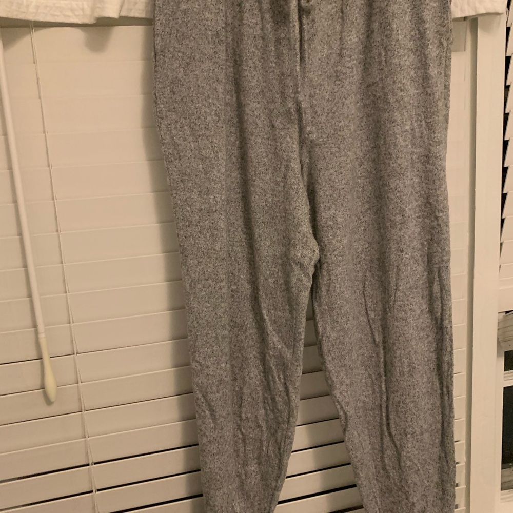 Grey marled joggers